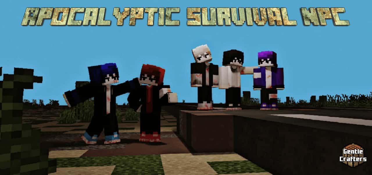 Apocalyptic Survival NPC – Minecraft Bedrock skin pack