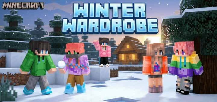 Winter Wardrobe – Minecraft Bedrock skin pack