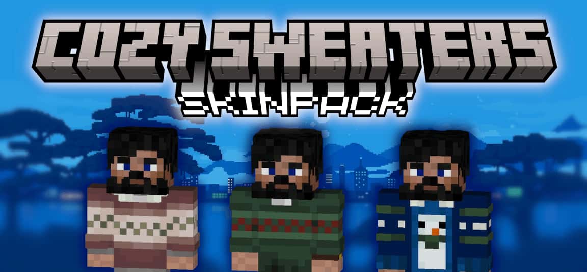Christmas Sweaters – Minecraft Bedrock skin pack