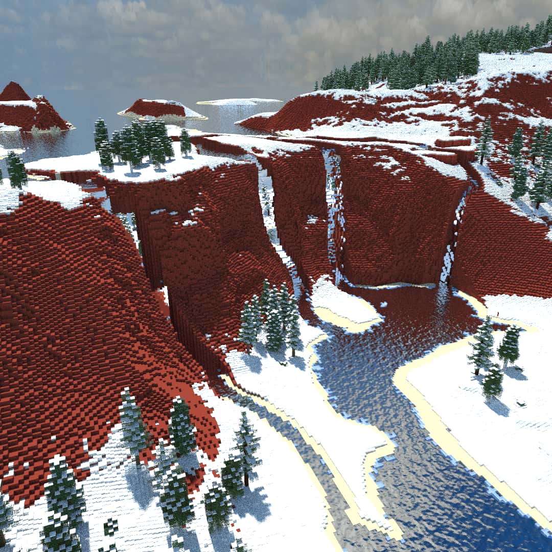 Redcliff Islands - 2.5k x 2.5k Winter Islands screenshot 1