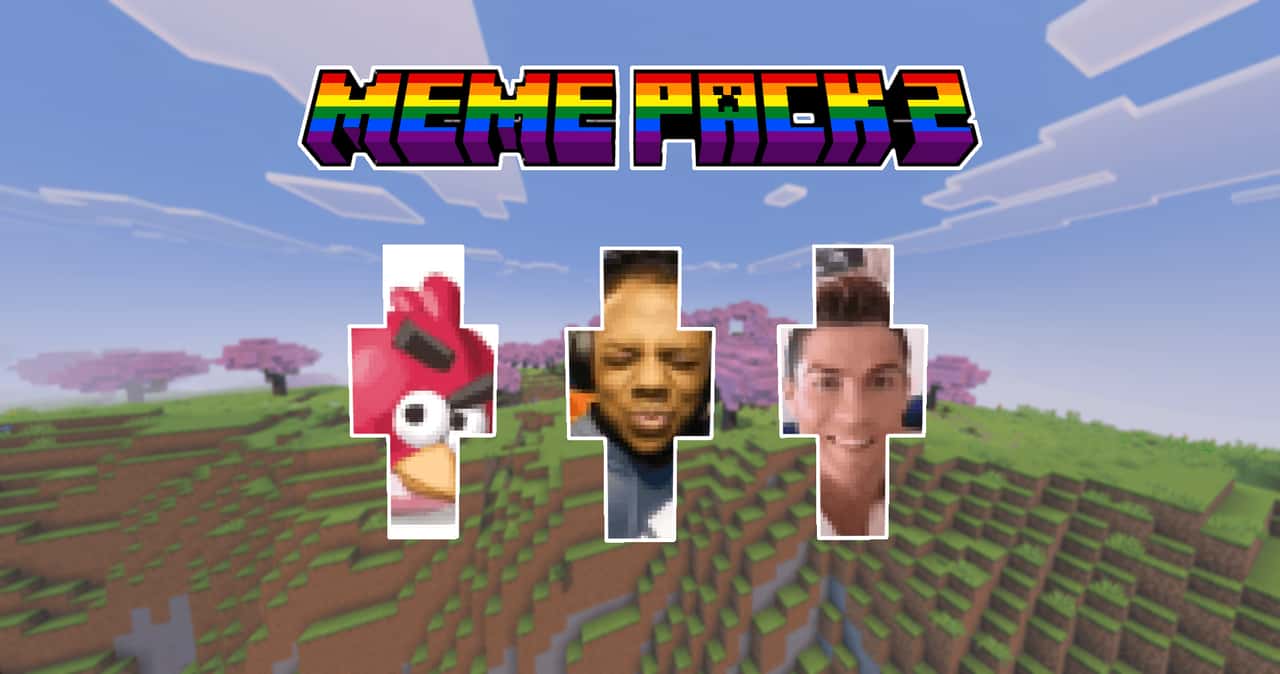 MemePack 2 – Minecraft Bedrock skin pack