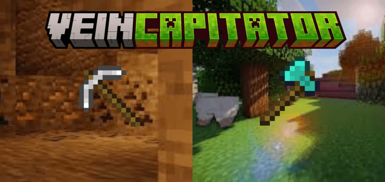Edds' VeinCapitator (Vein Miner & Tree Capitator) – Minecraft Bedrock mod