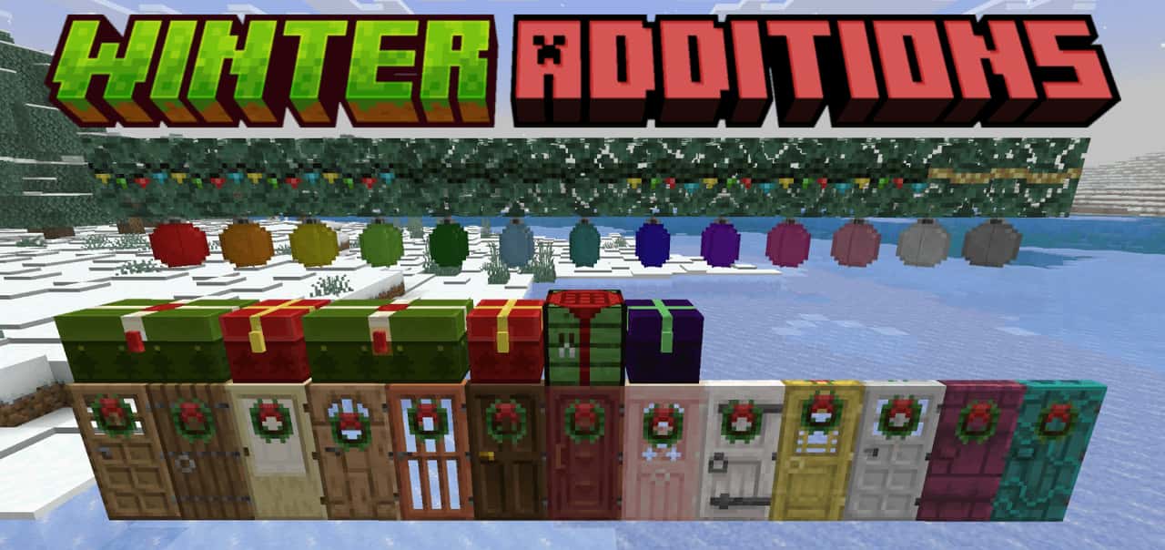 Winter Additions (Christmas Additions) – Minecraft Bedrock mod