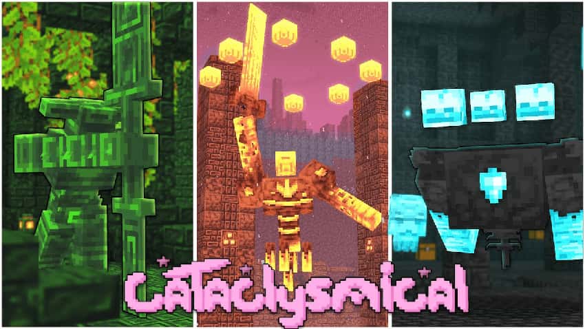 Cataclysmical: Bosses, Weapons & Dungeons – Minecraft Bedrock mod