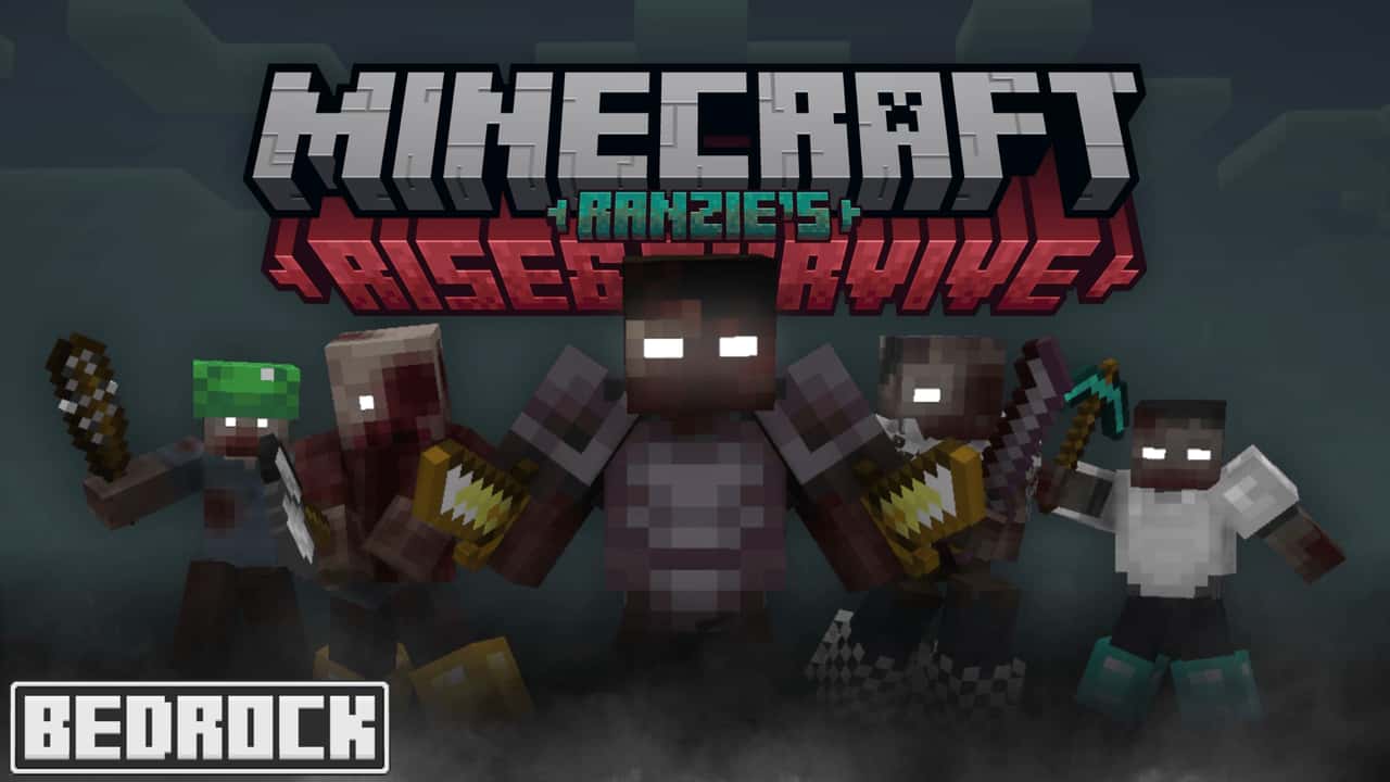 Rise and Survive – Progressive Zombie Apocalypse. – Minecraft Bedrock mod