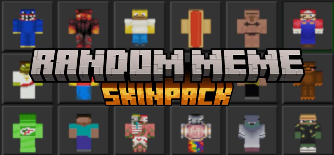 Random Meme Skinpack – Minecraft Bedrock skin pack