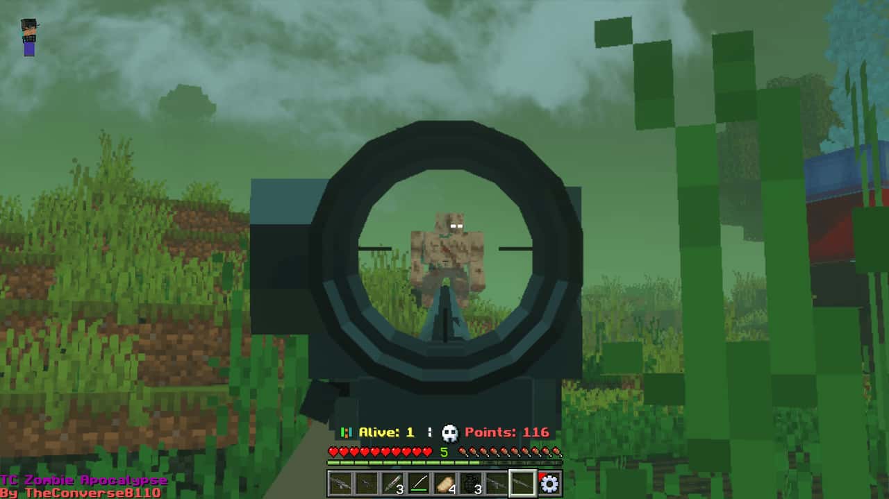 TC Zombie Apocalypse v1.0.3 – Minecraft Bedrock map